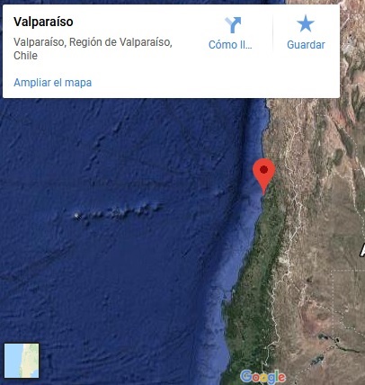 Mapas de Chile con vista satélite