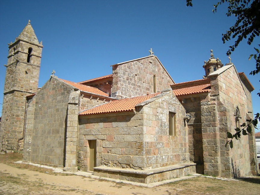 Iglesia de Santa María das Áreas en Finisterre