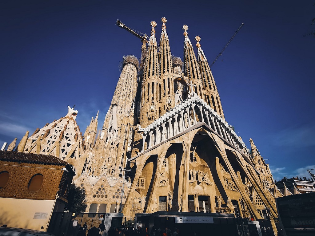 La Sagrada Familia de Gaudí en Barcelona